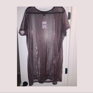 Shimmer T-Shirt Dress